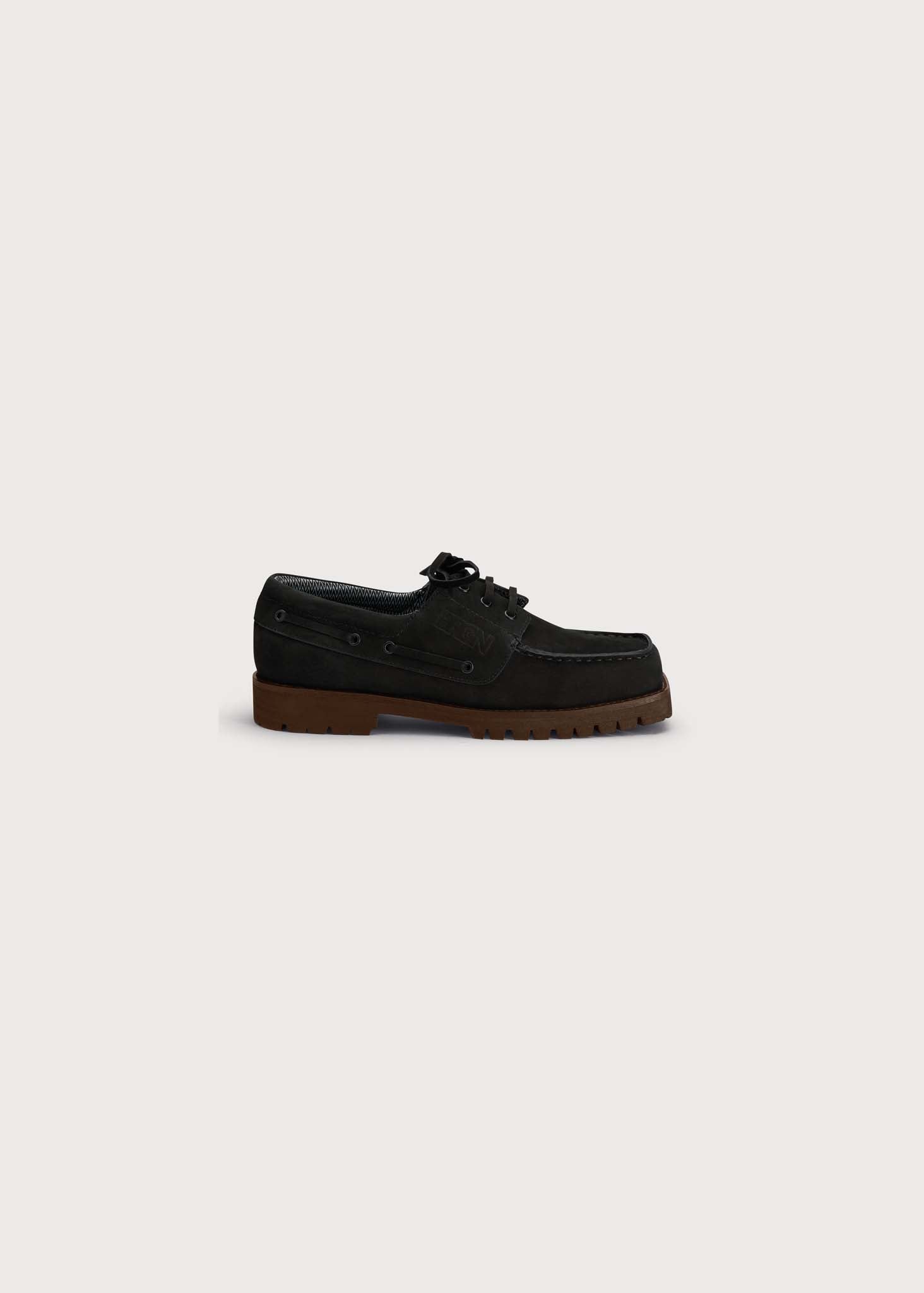 BRGN Men´s Boat Shoes Shoes 095 New Black