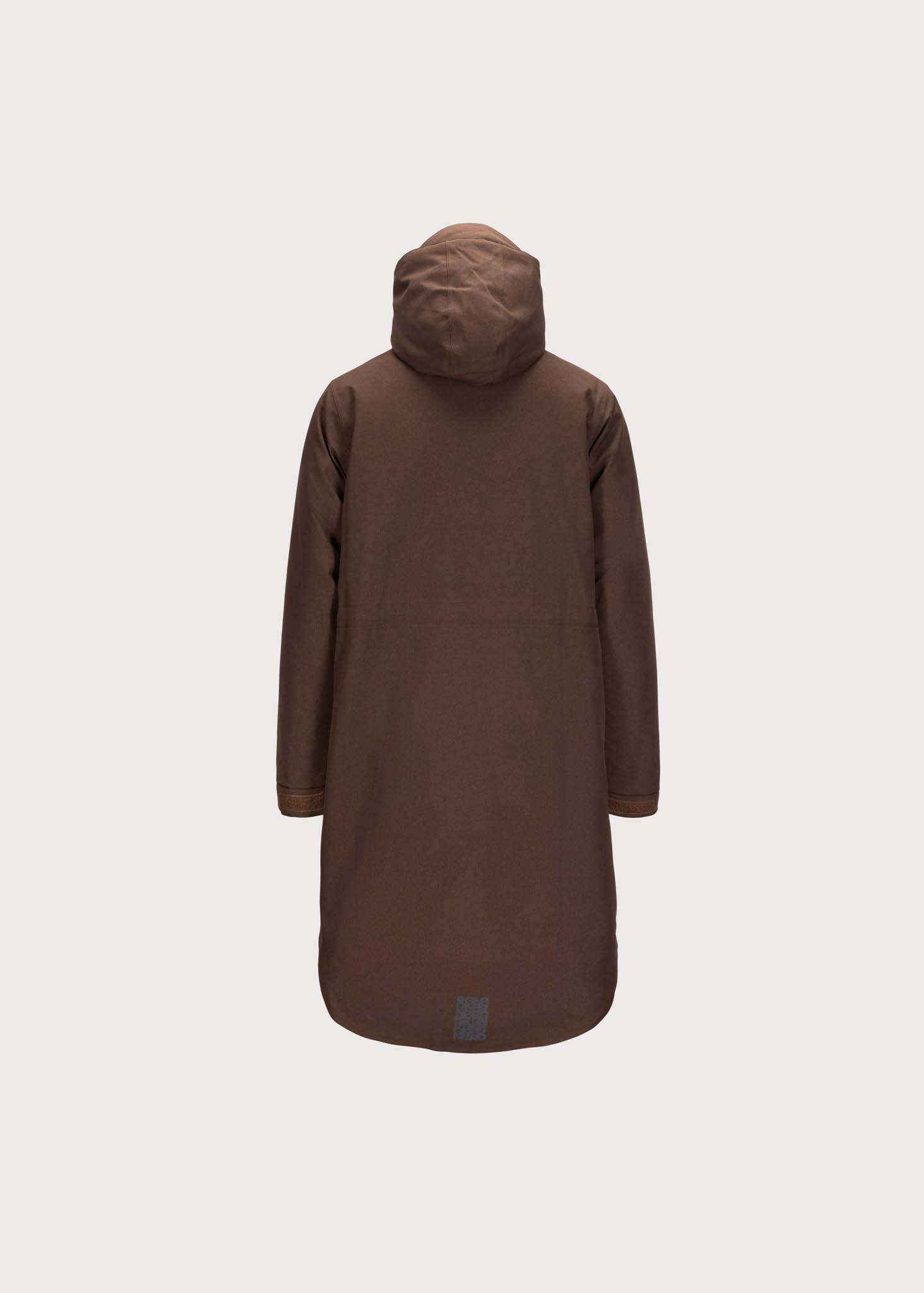 BRGN Mens Parka Coats 187 Chocolate Brown