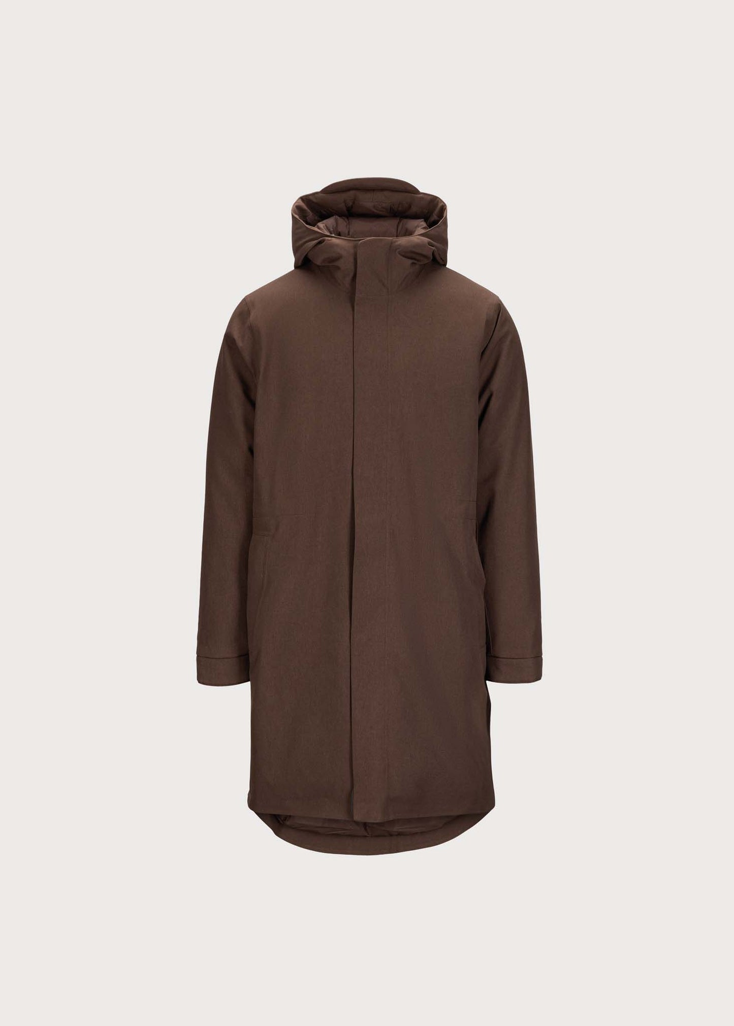 BRGN Mens Parka Coats 187 Chocolate Brown