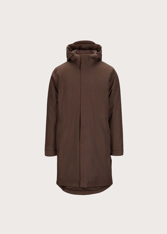 BRGN Mens Parka Coats 187 Chocolate Brown