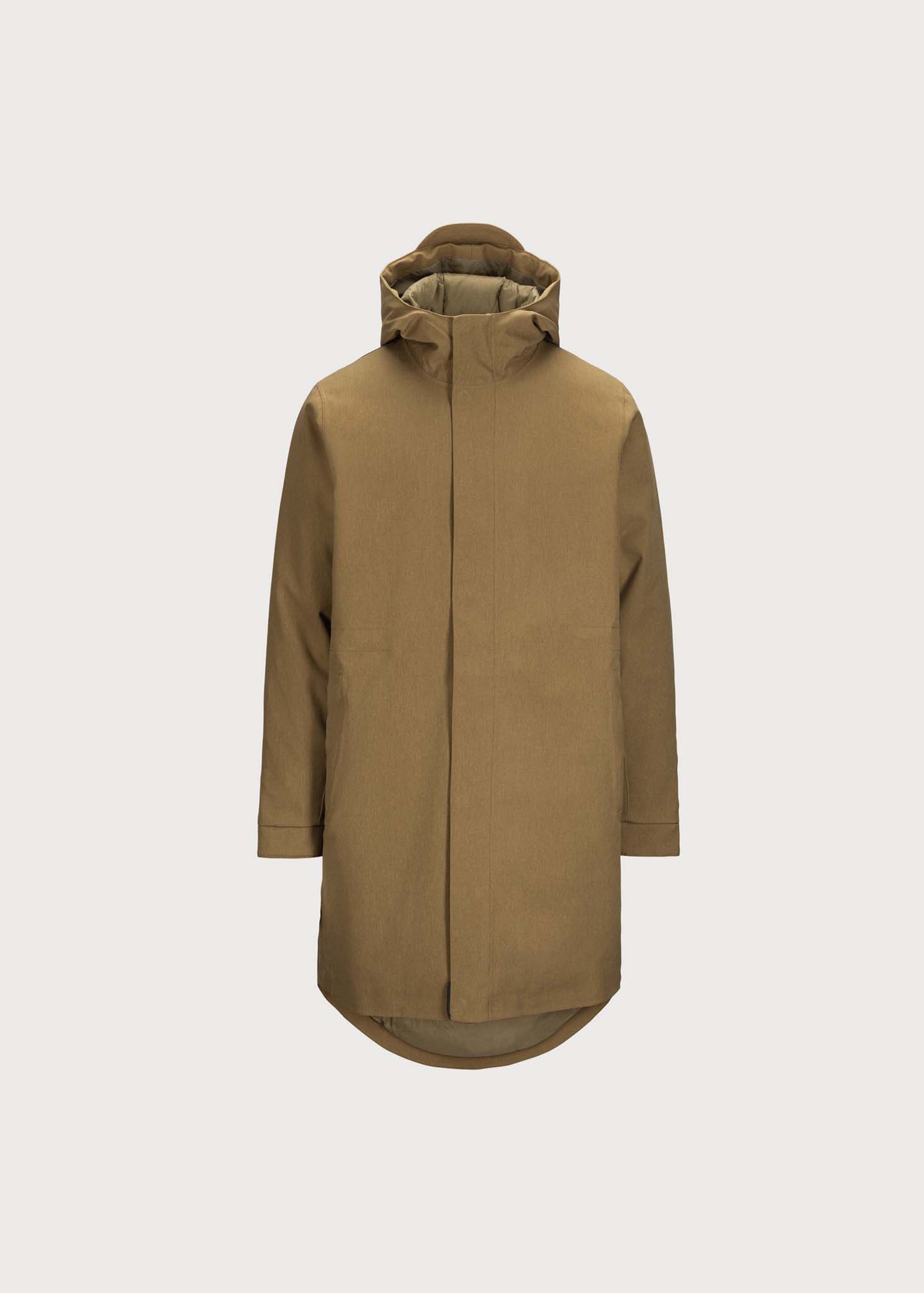 BRGN Mens Parka Coats 840 Lizard Green