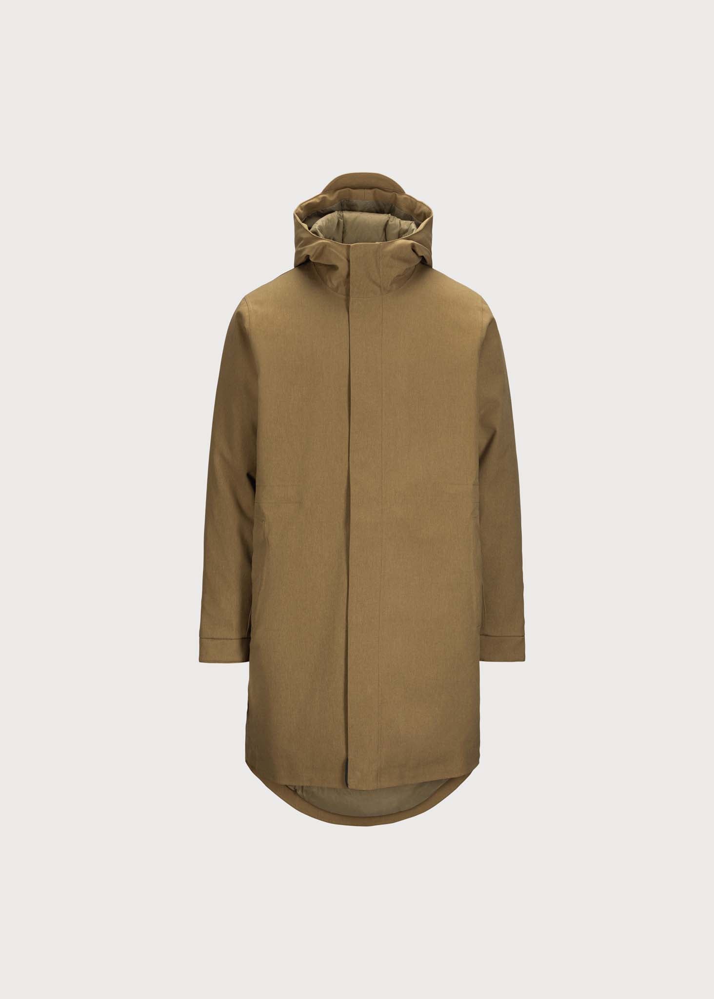 BRGN Mens Parka Coats 840 Lizard Green