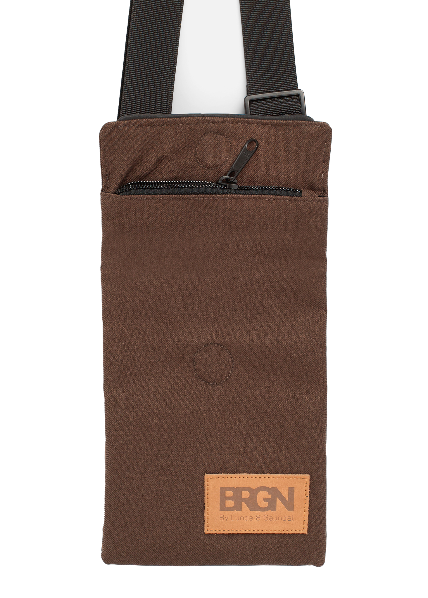 BRGN by Lunde & Gaundal Messenger Purse Accessories 187 Chocolate Brown