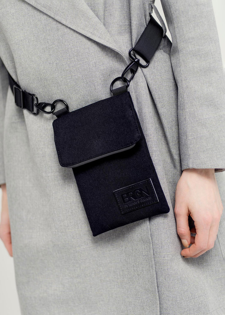 BRGN Messenger Purse Accessories 095 New Black