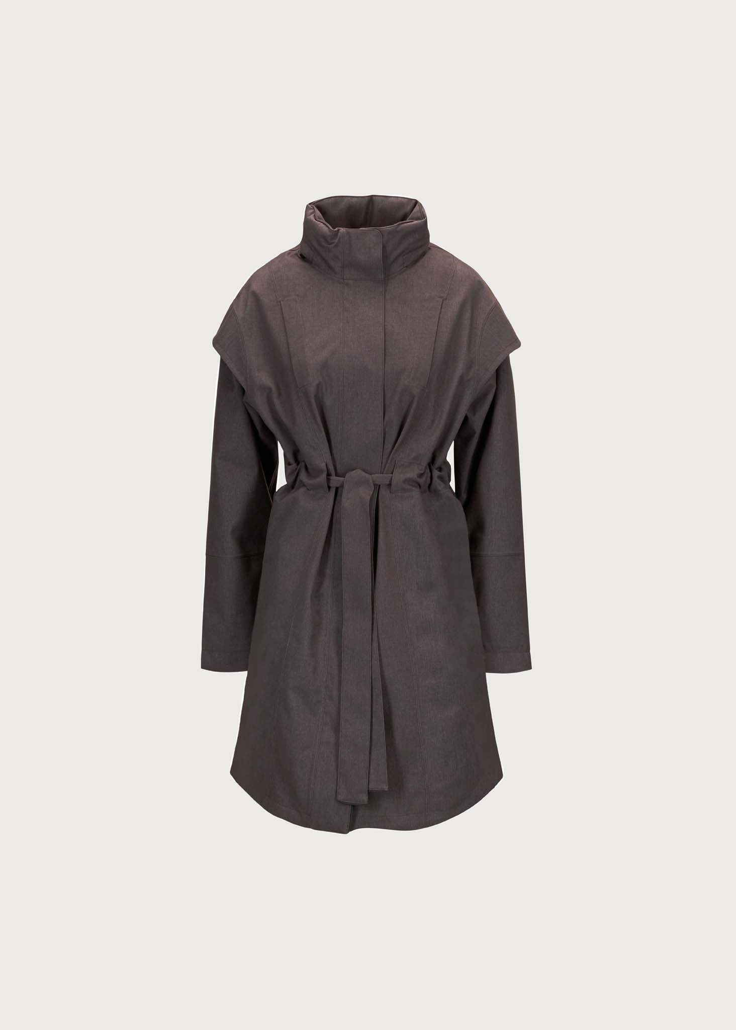 BRGN Monsun Coat Coats 085 Concrete Grey