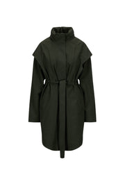 BRGN by Lunde & Gaundal Monsun Coat Coats 880 Rosin Dark Green