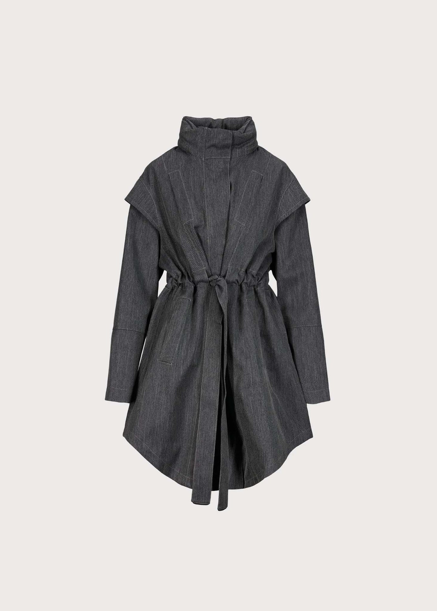BRGN Monsun Coat Coats 091 Stone Denim