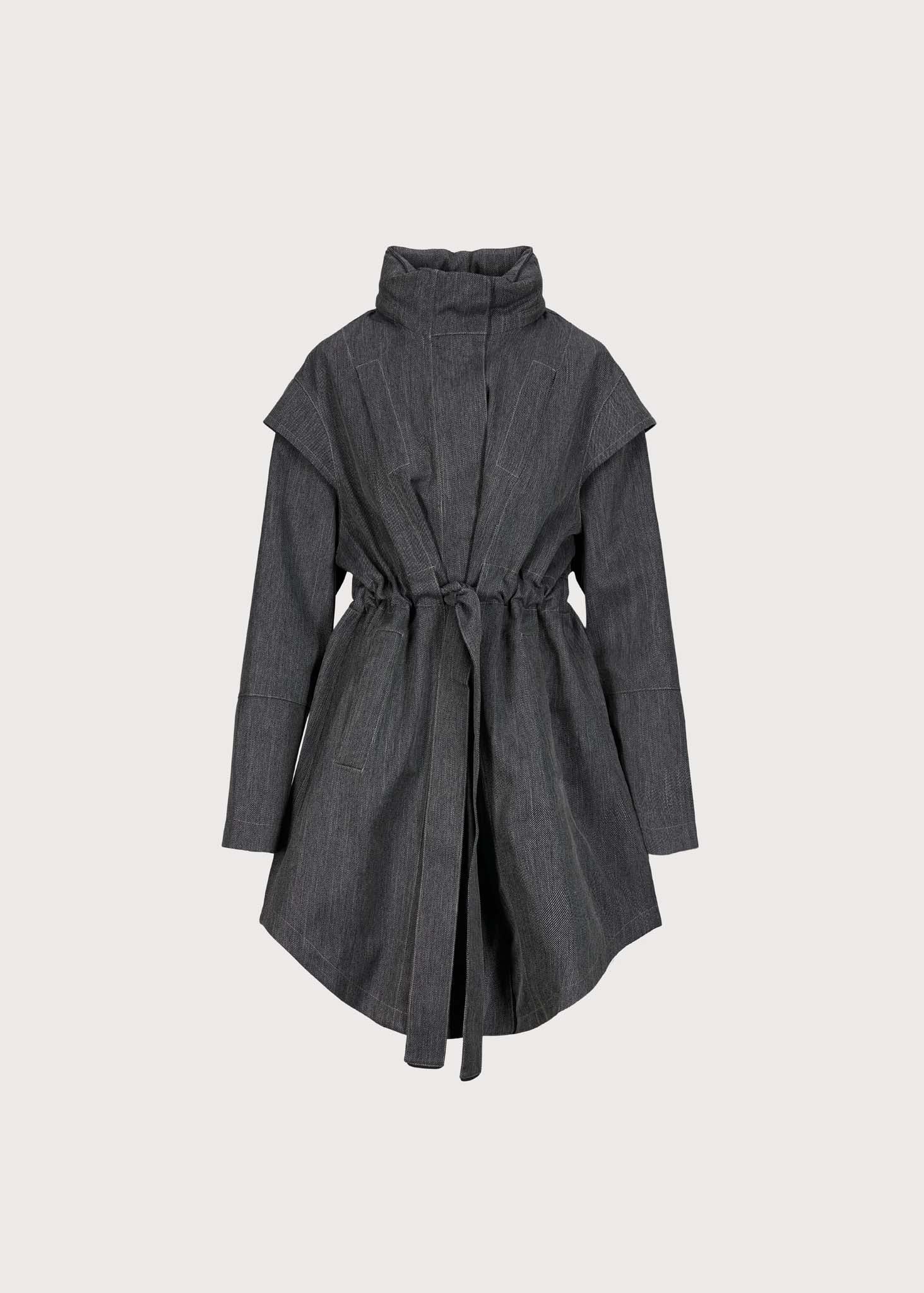 BRGN Monsun Coat Coats 091 Stone Denim