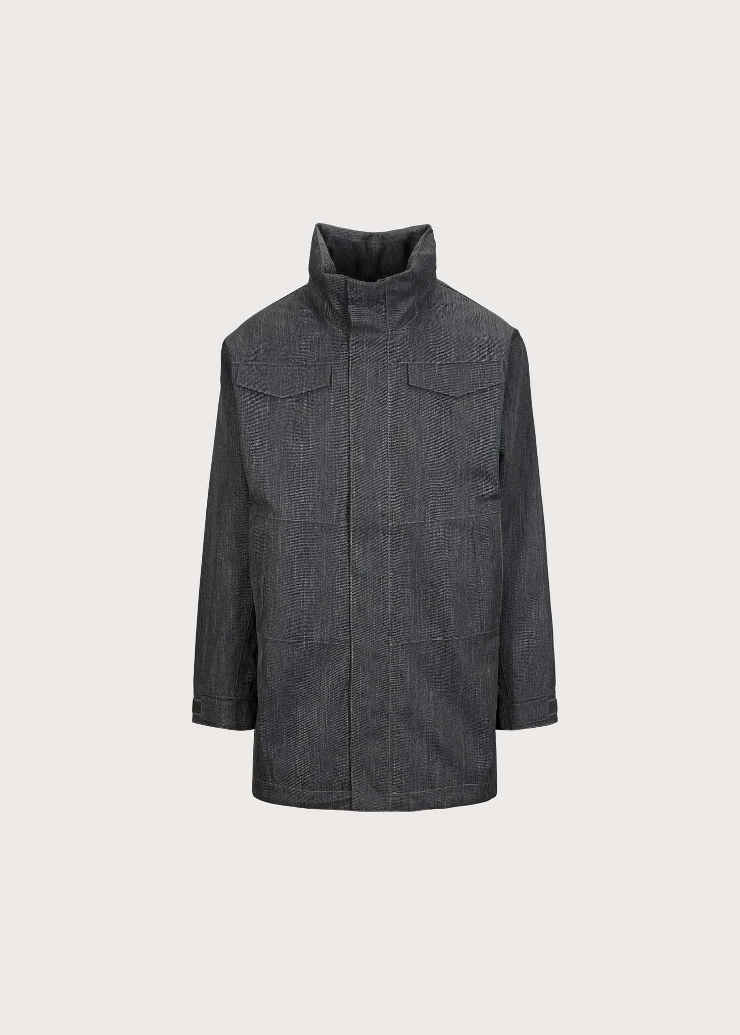 BRGN Nordavind Mens Jacket Coats 091 Stone Denim