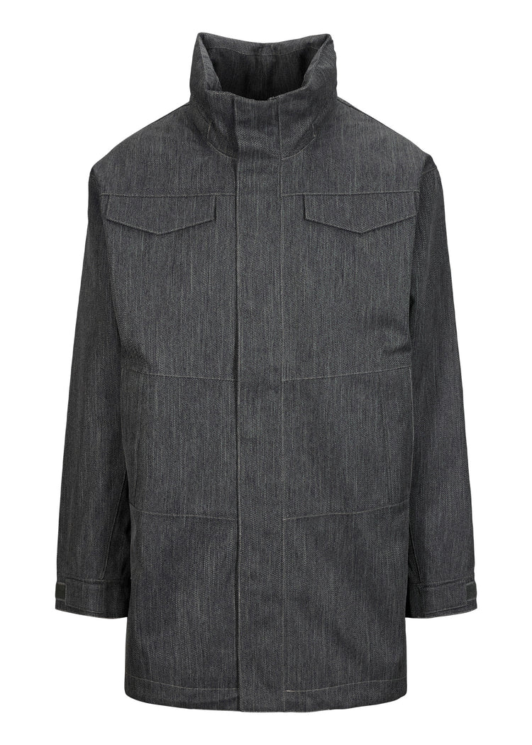 BRGN Nordavind Mens Jacket Coats 091 Stone Denim