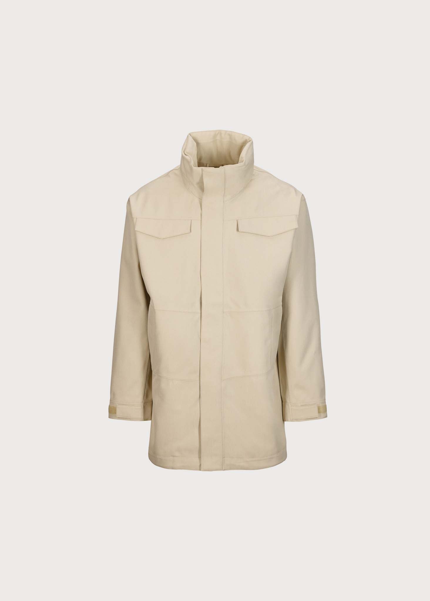 BRGN Nordavind Mens Jacket Coats 132 Beige Denim