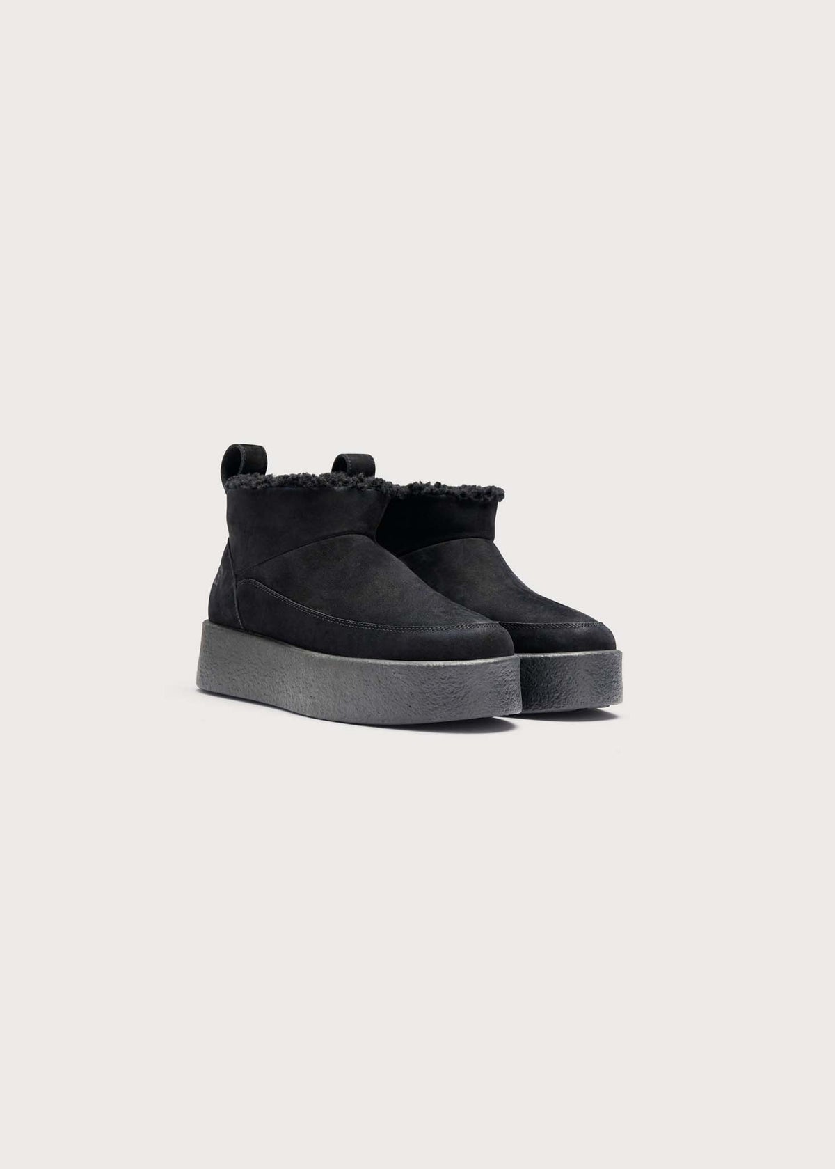 BRGN Platform Slip-in Shoes 095 New Black
