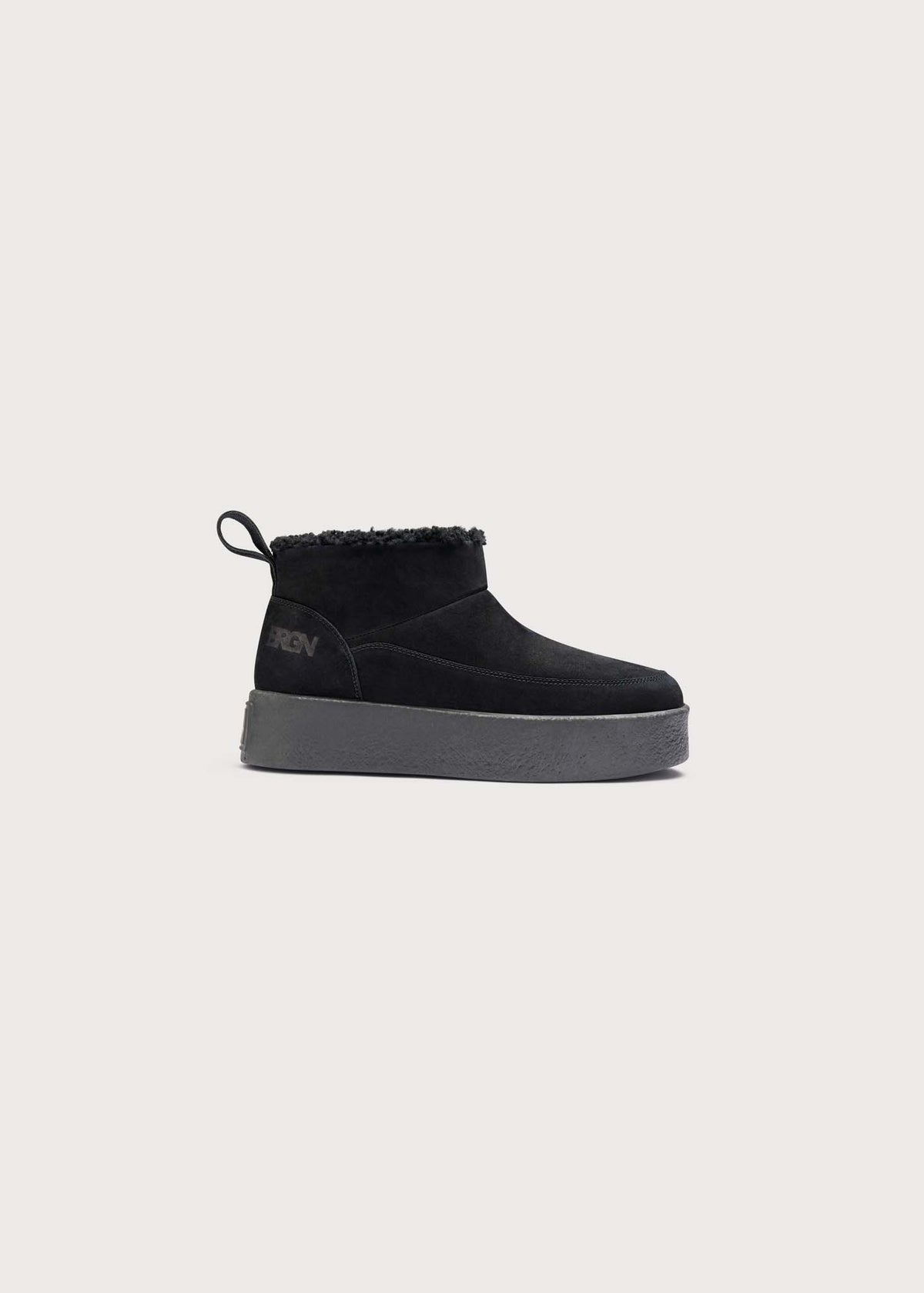 BRGN Platform Slip-in Shoes 095 New Black