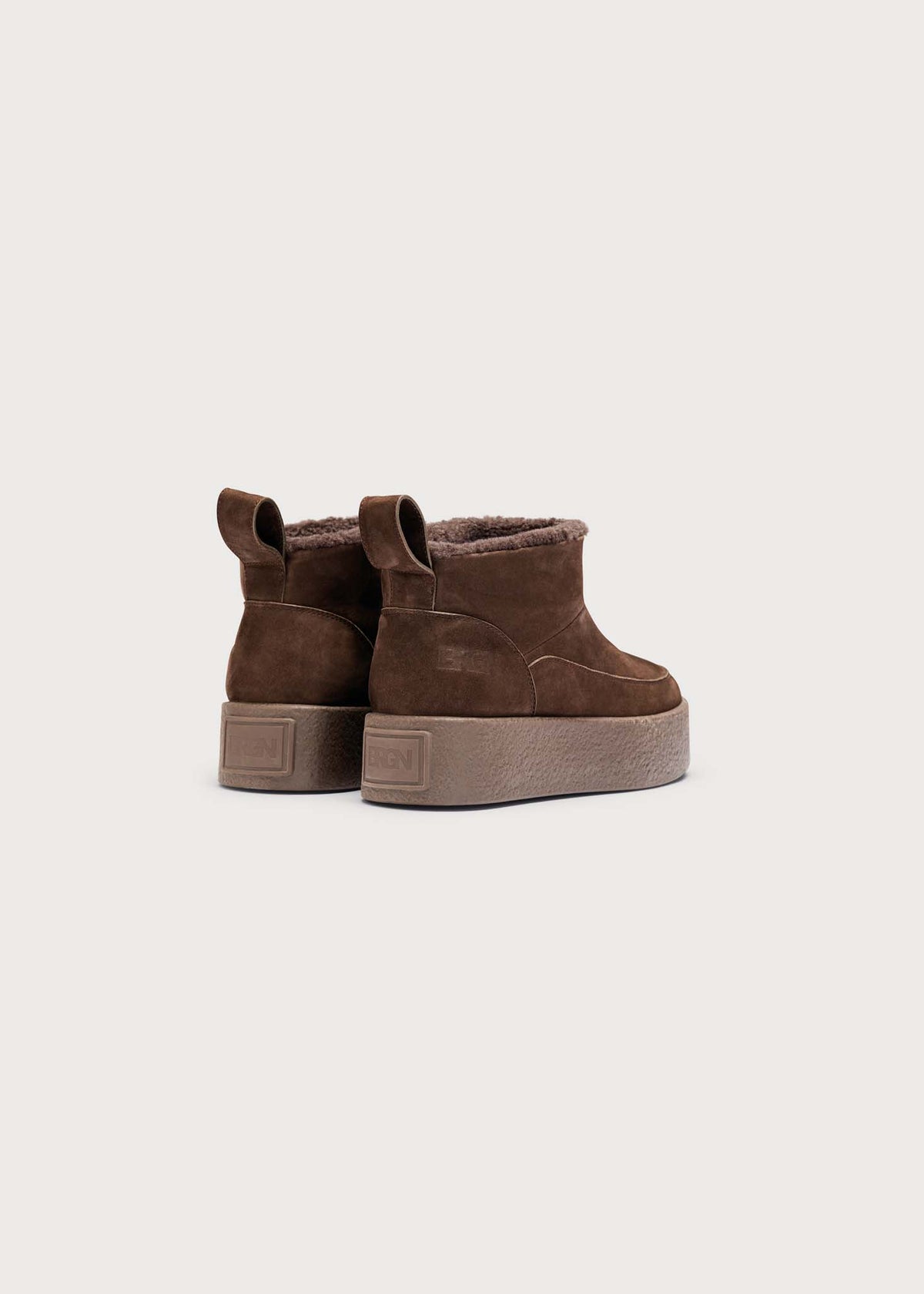 BRGN Platform Slip-in Shoes 185 Brown
