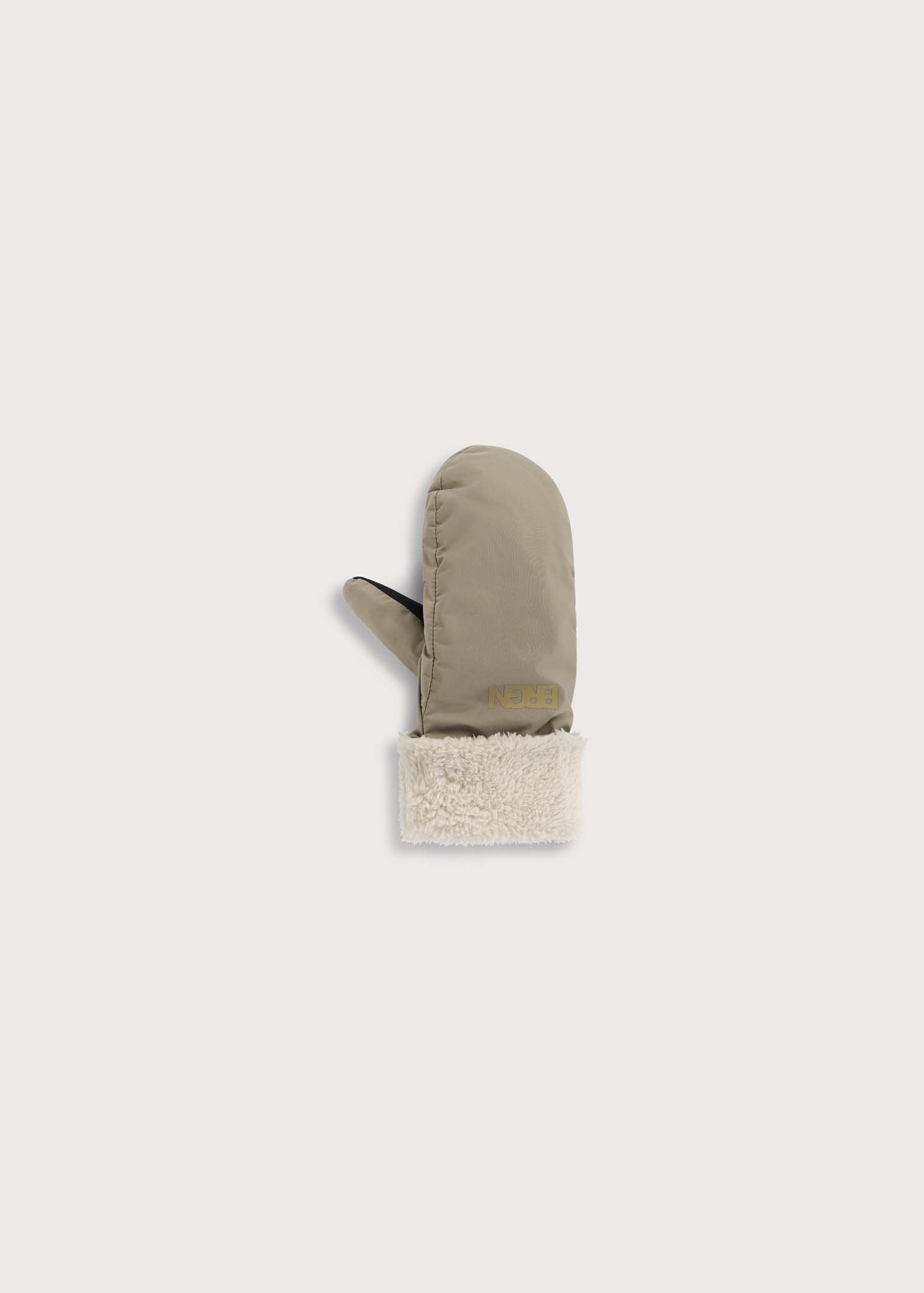 BRGN Puffer Mittens Accessories 141 Taupe