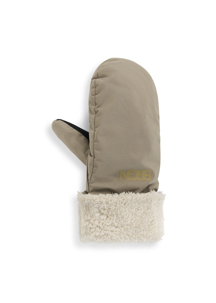BRGN Puffer Mittens Accessories 141 Taupe