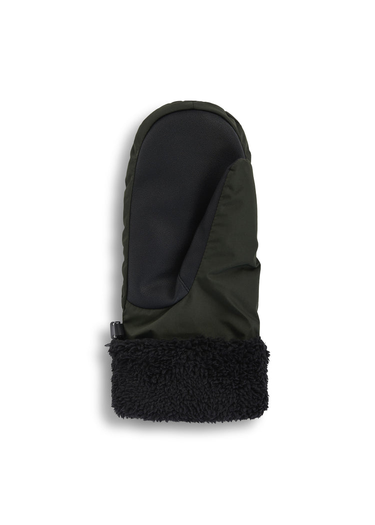 BRGN Puffer Mittens Accessories 880 Rosin Dark Green