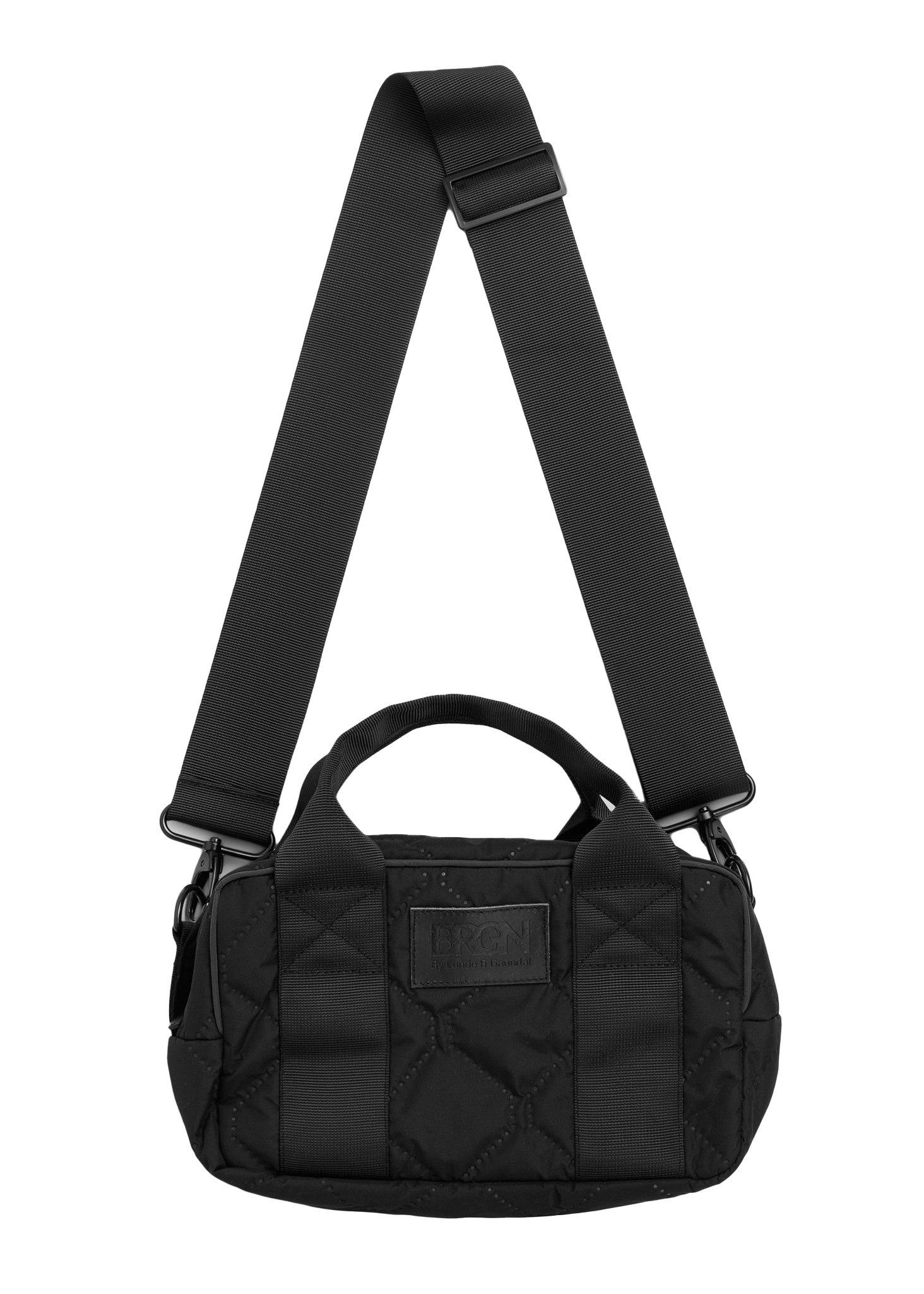 BRGN by Lunde & Gaundal Quilted Crossbody Bag Accessories 095 New Black