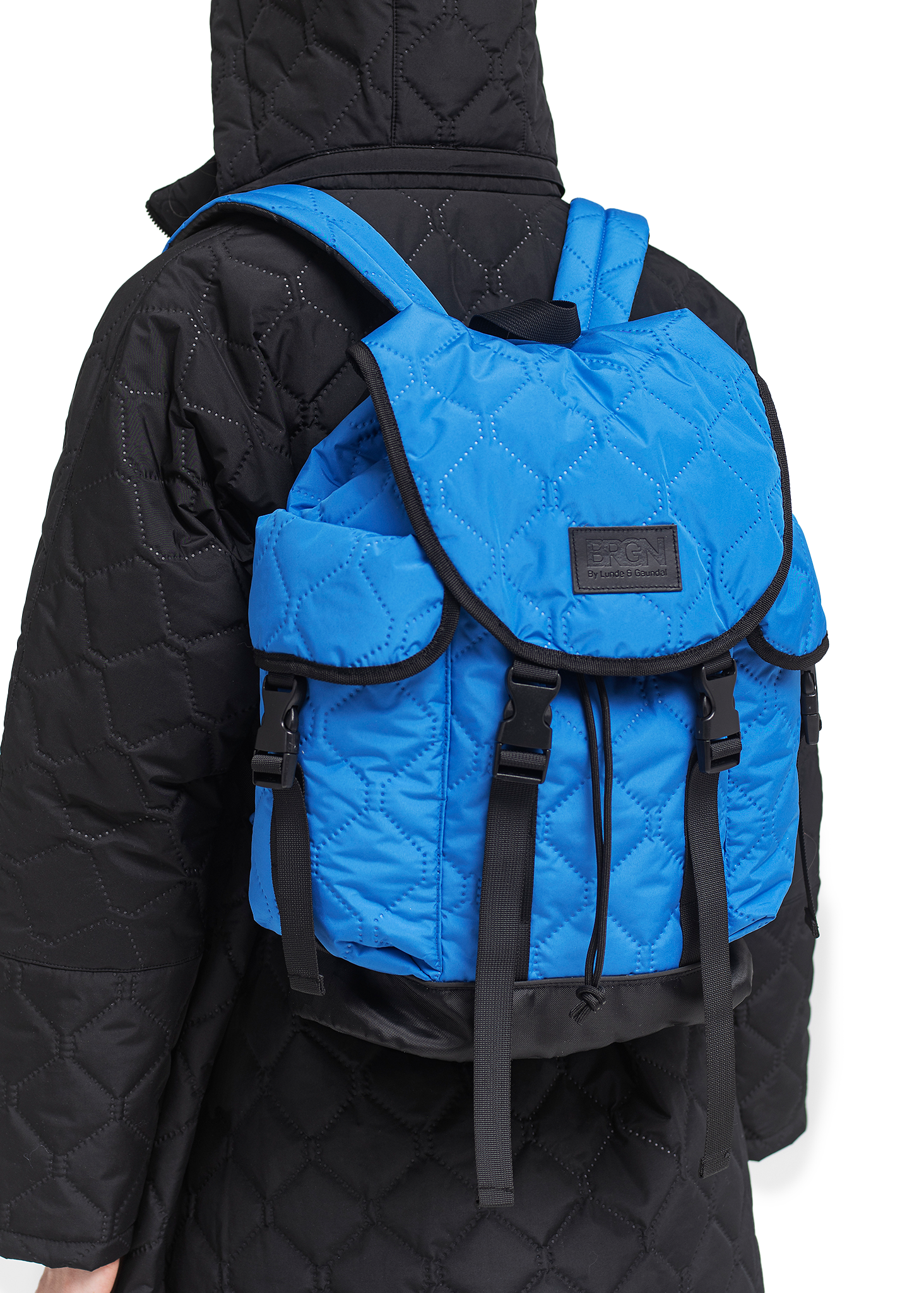 BRGN Quilted Frost Backpack Accessories 745 Palace Blue