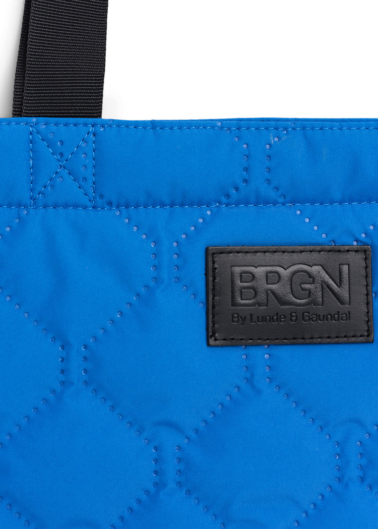 BRGN by Lunde & Gaundal Quilted Tote Bag Accessories 745 Palace Blue