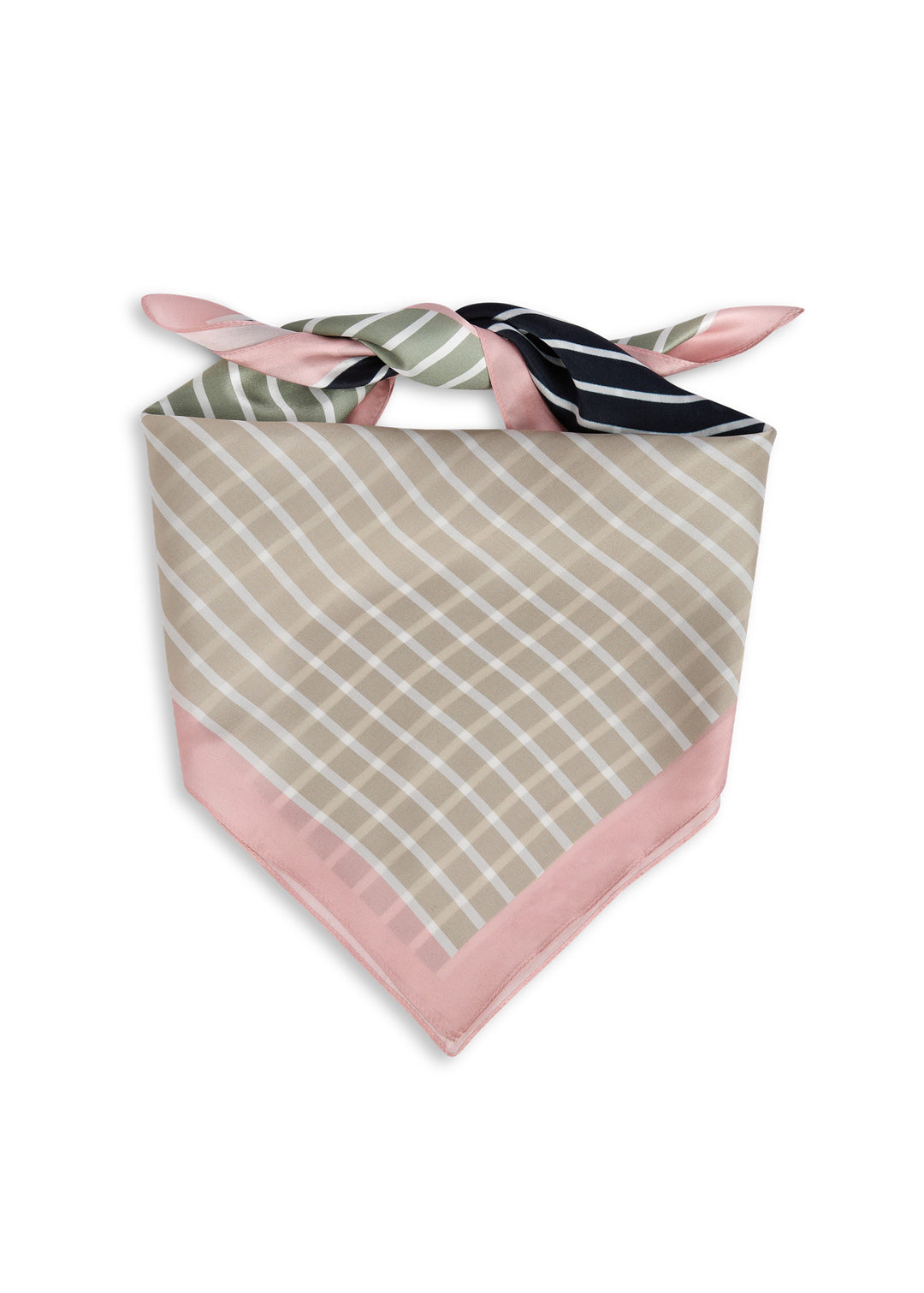 BRGN Rainbow Silk Scarf Accessories 650 Lotus