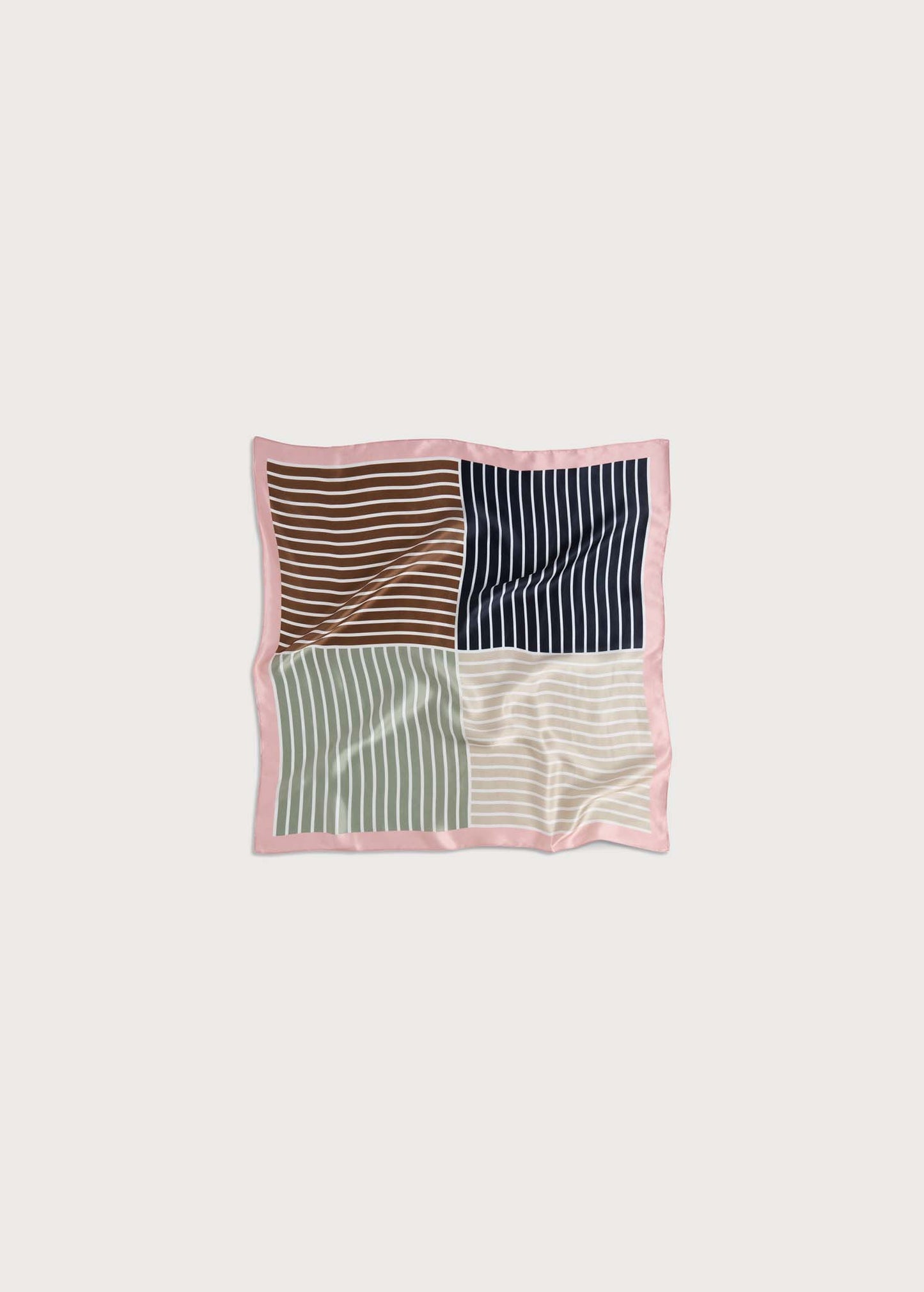 BRGN Rainbow Silk Scarf Accessories 650 Lotus