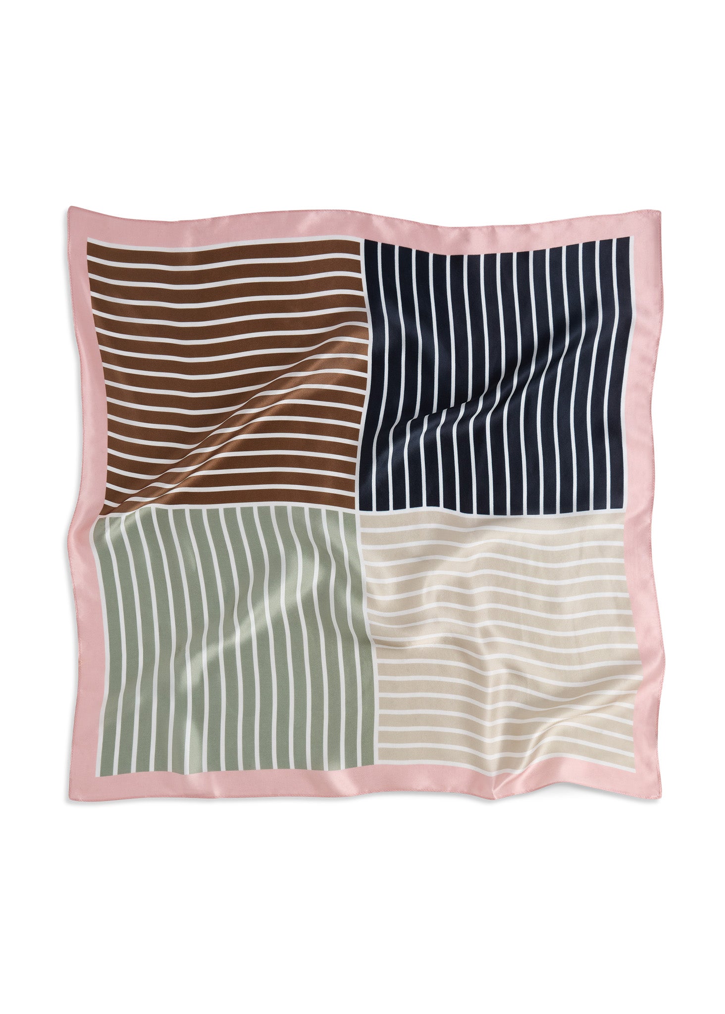 BRGN Rainbow Silk Scarf Accessories 650 Lotus