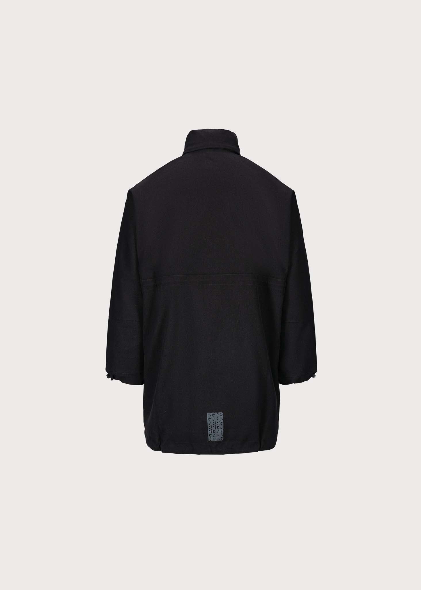 BRGN Regnbyge Anorak Coats 095 New Black
