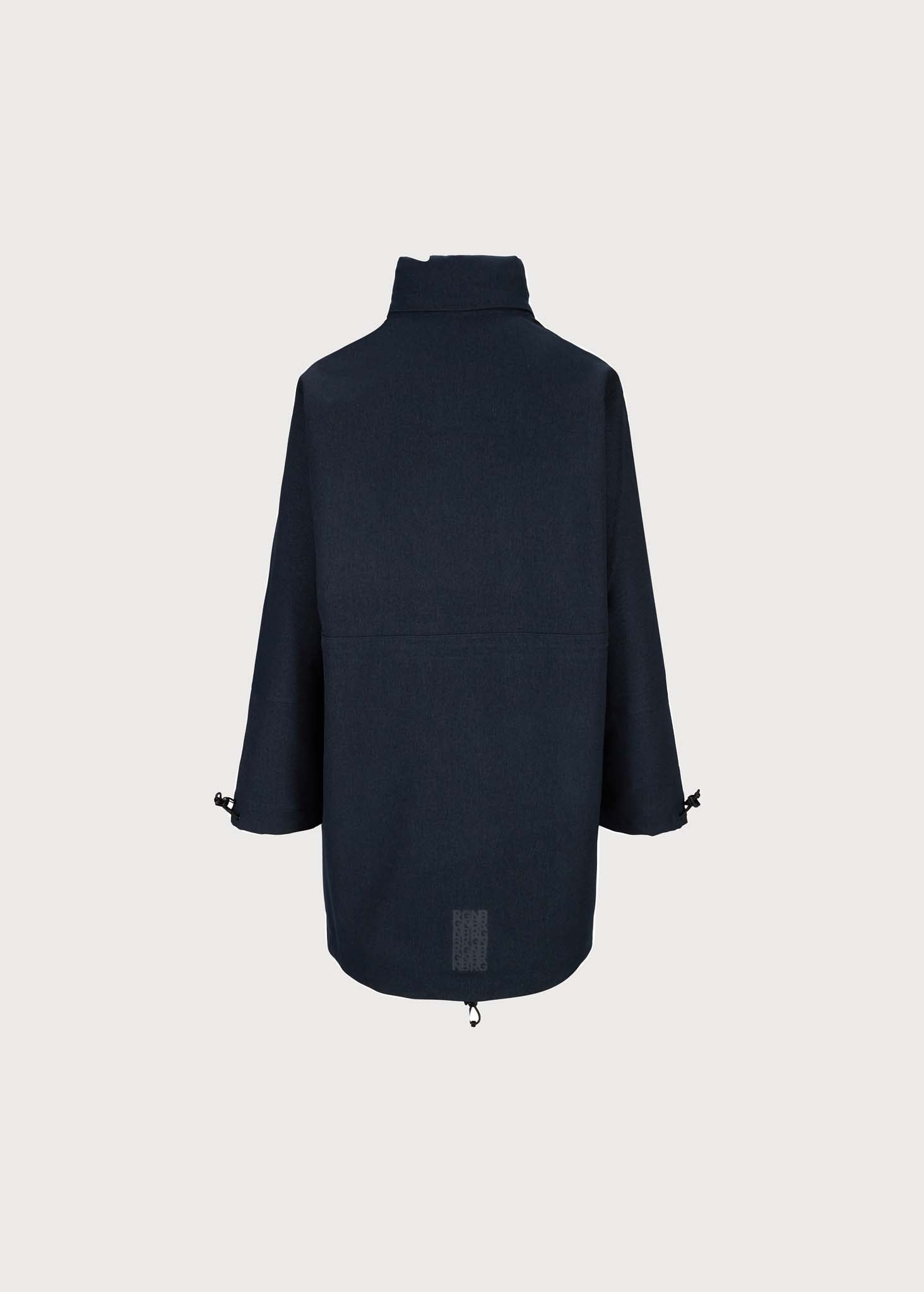 BRGN Regnbyge Anorak Coats 795 Dark Navy