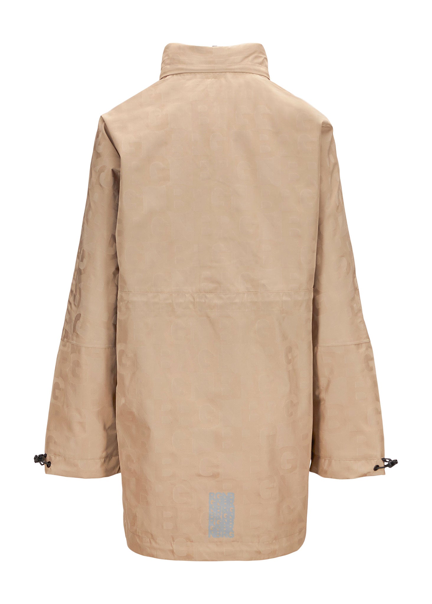 BRGN by Lunde & Gaundal Regnbyge Anorak Limited edition Coats 133 BRGN Sand Jacquard