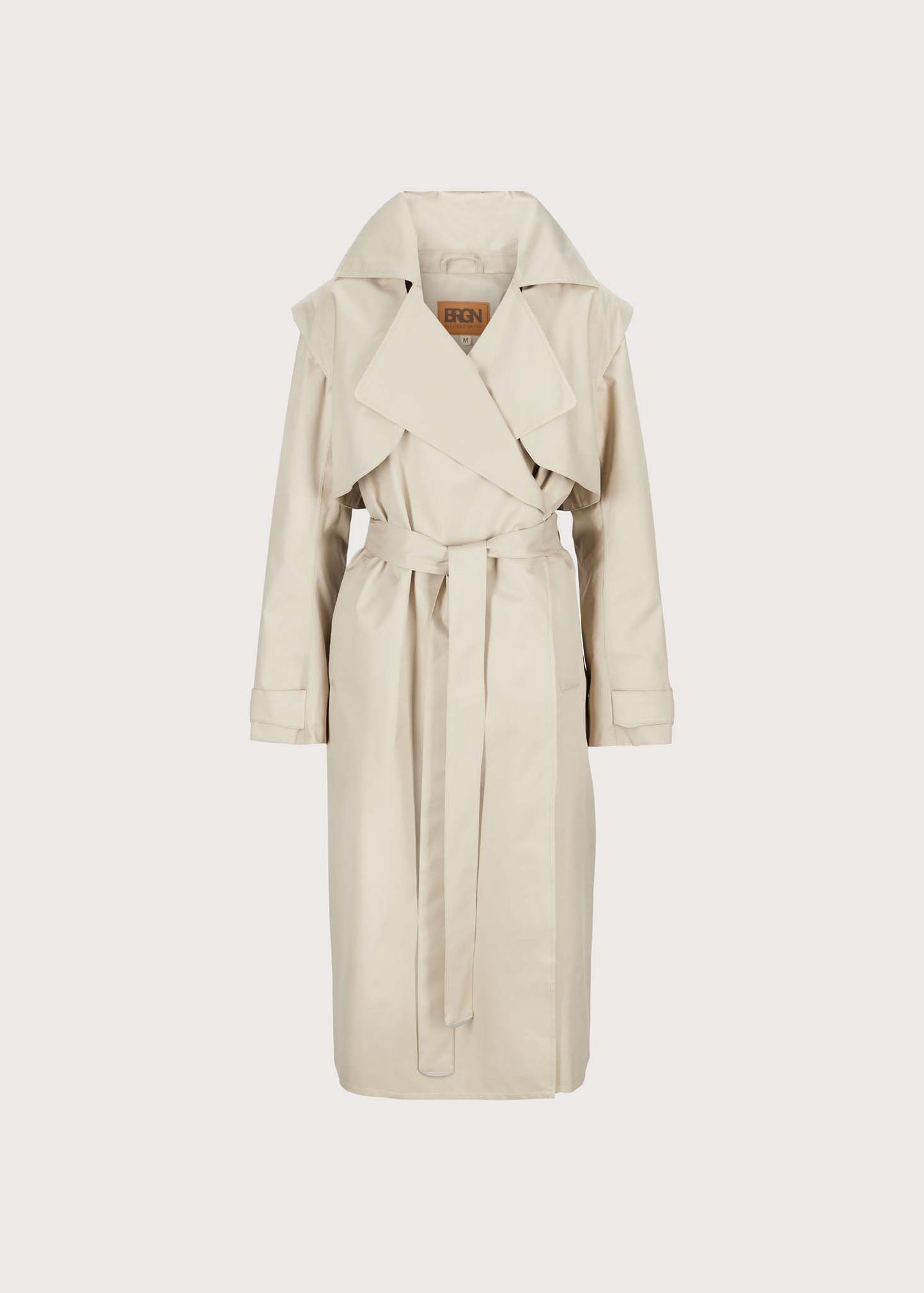 BRGN Regndråpe Trench Coat Coats 135 Sand