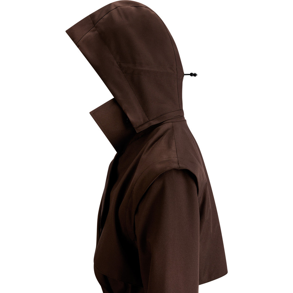 BRGN Regndråpe Trench Coat Coats 185 Brown