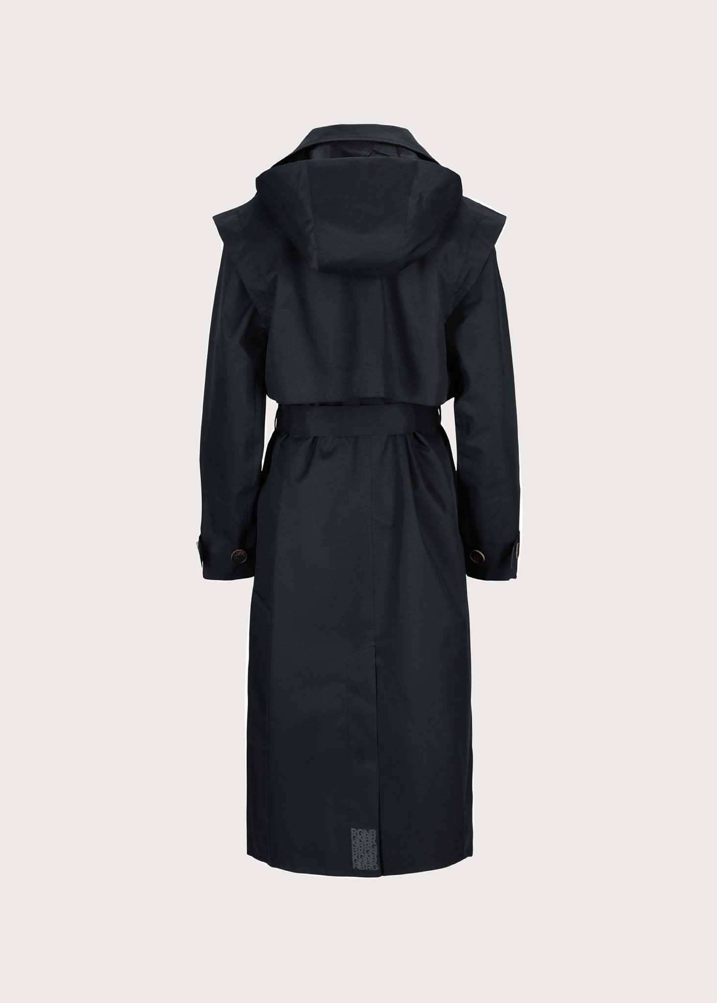 BRGN Regndråpe Trench Coat Coats 795 Dark Navy