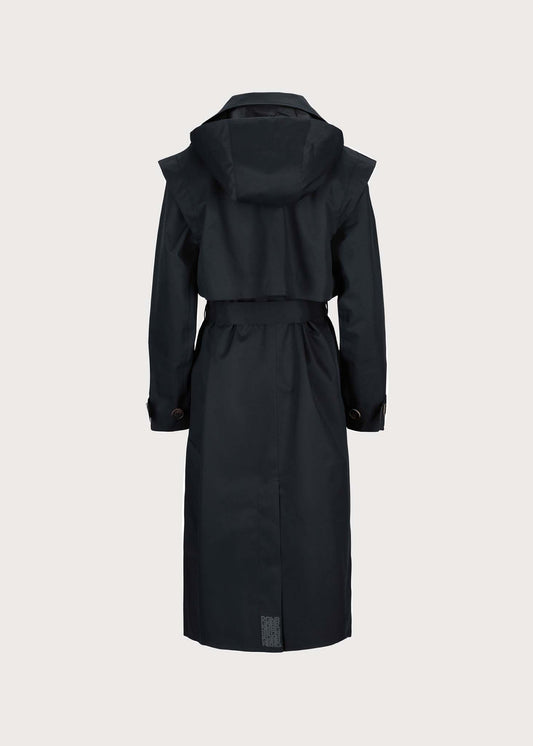 BRGN Regndråpe Trench Coat Coats 795 Dark Navy