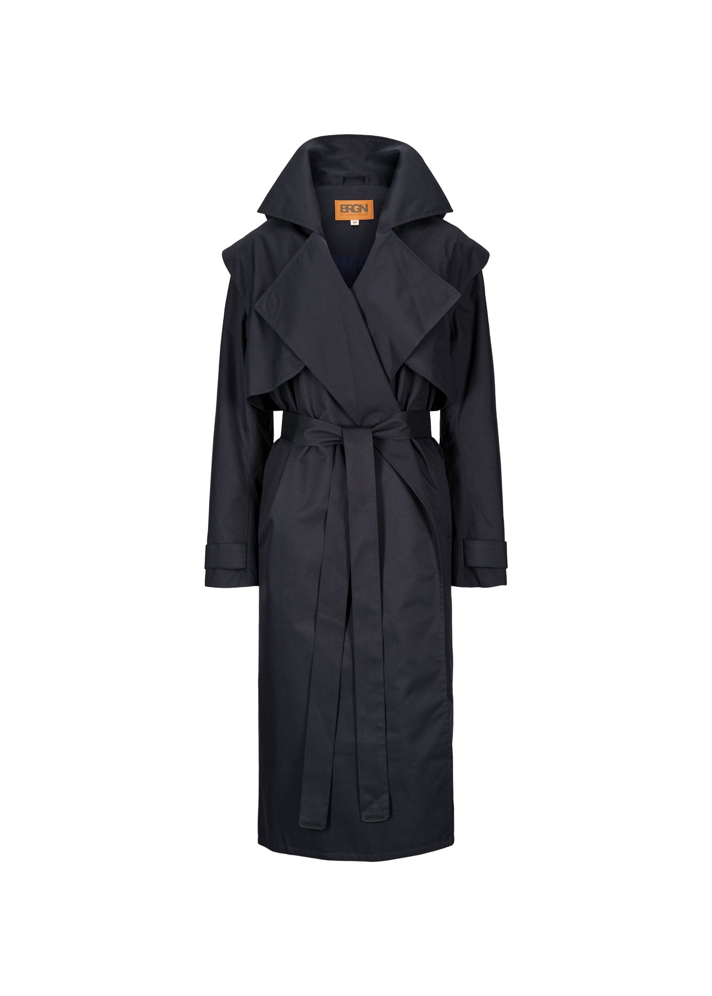 BRGN Regndråpe Trench Coat Coats 795 Dark Navy