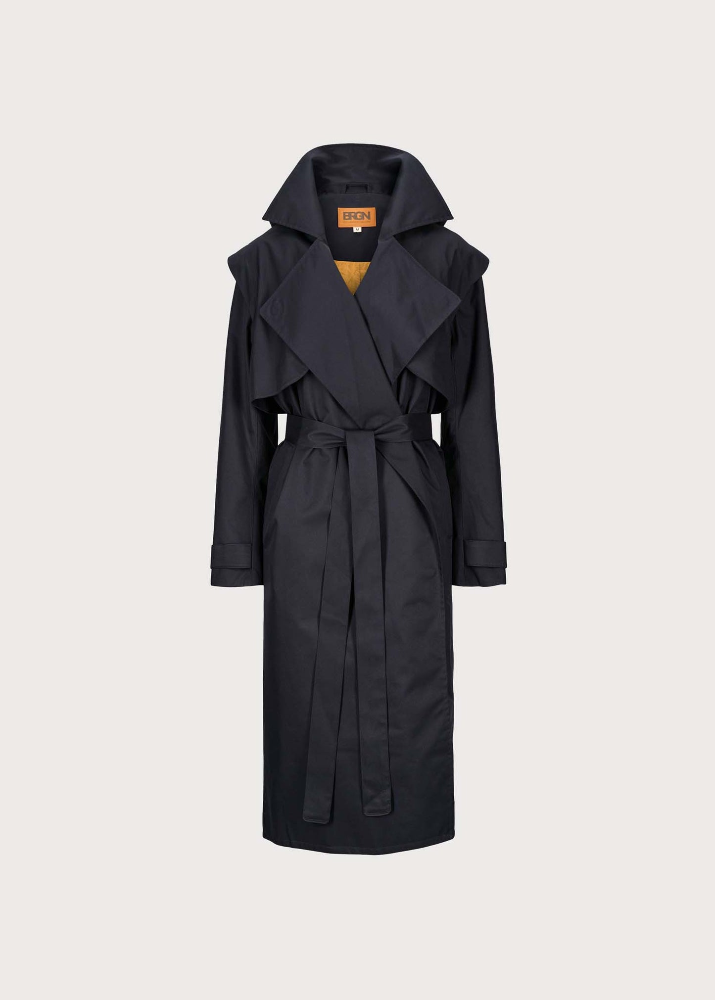 BRGN Regndråpe Trench Coat Coats 795 Dark Navy