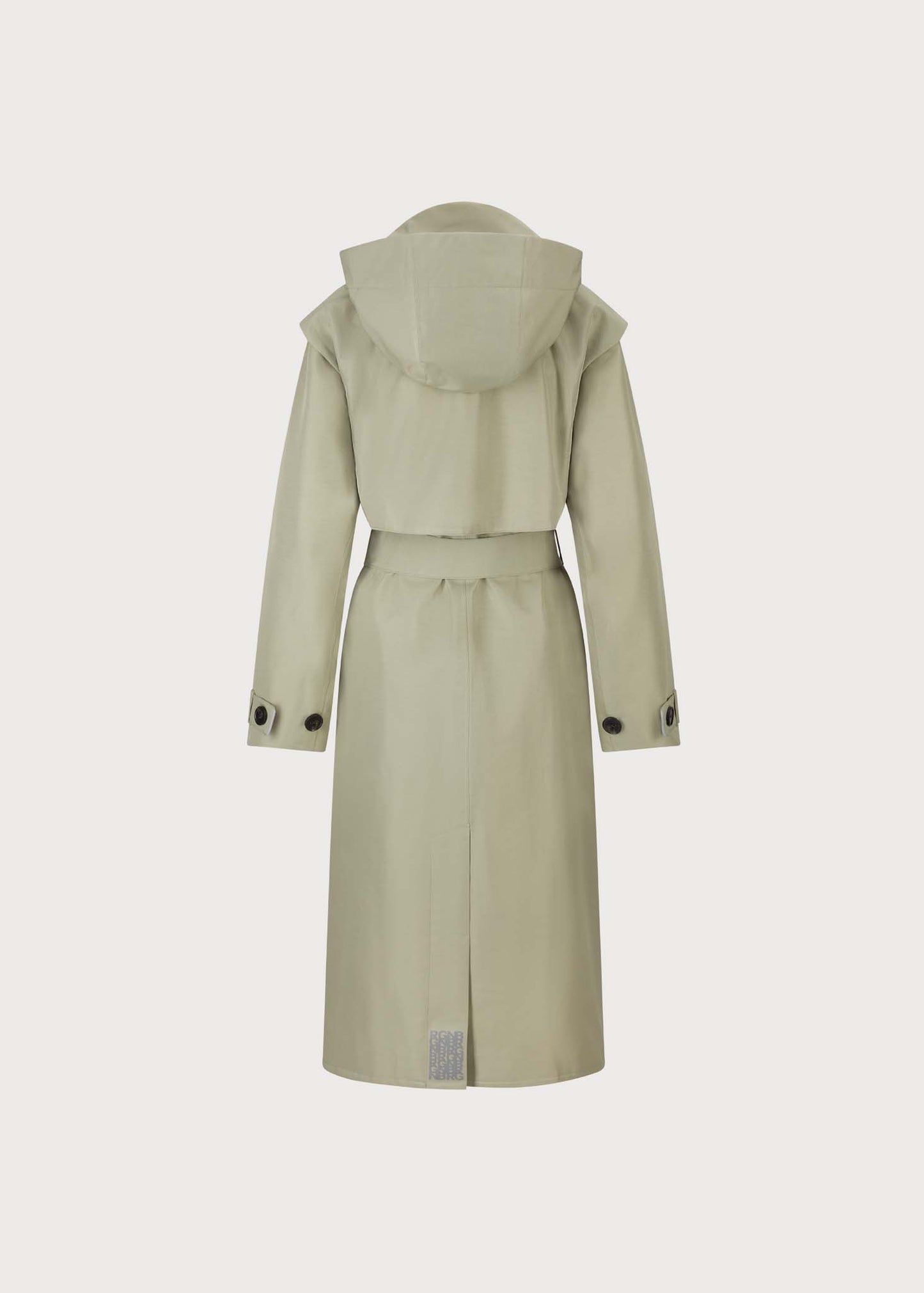 BRGN Regndråpe Trench Coat Coats 830 Green