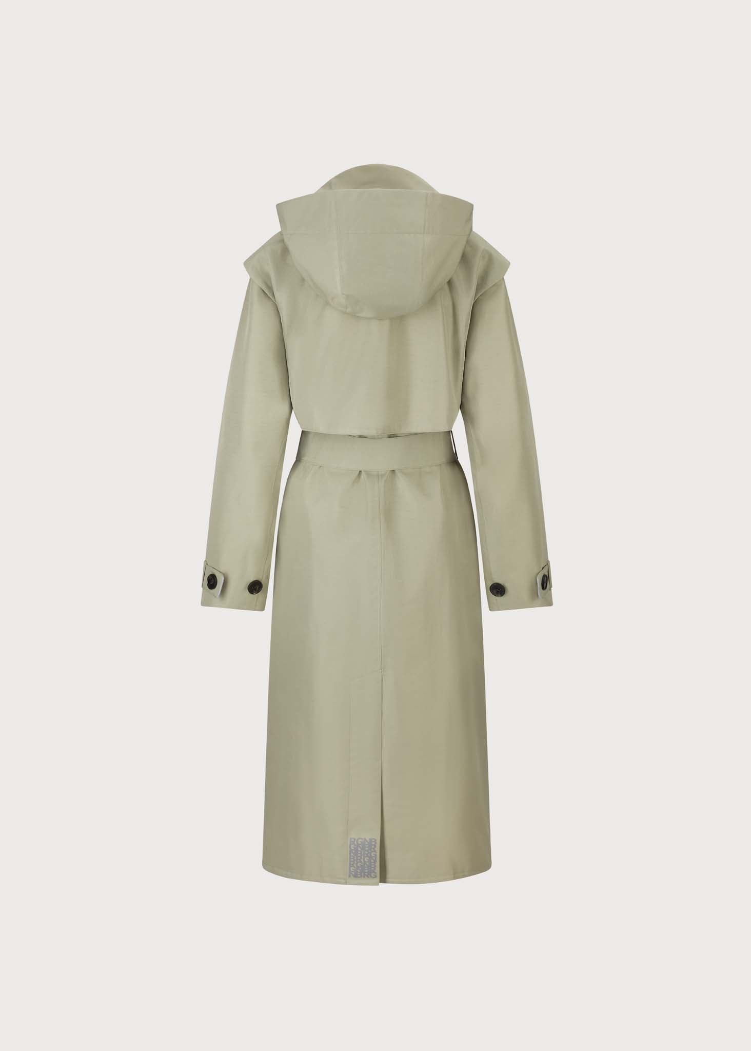 BRGN Regndråpe Trench Coat Coats 830 Green