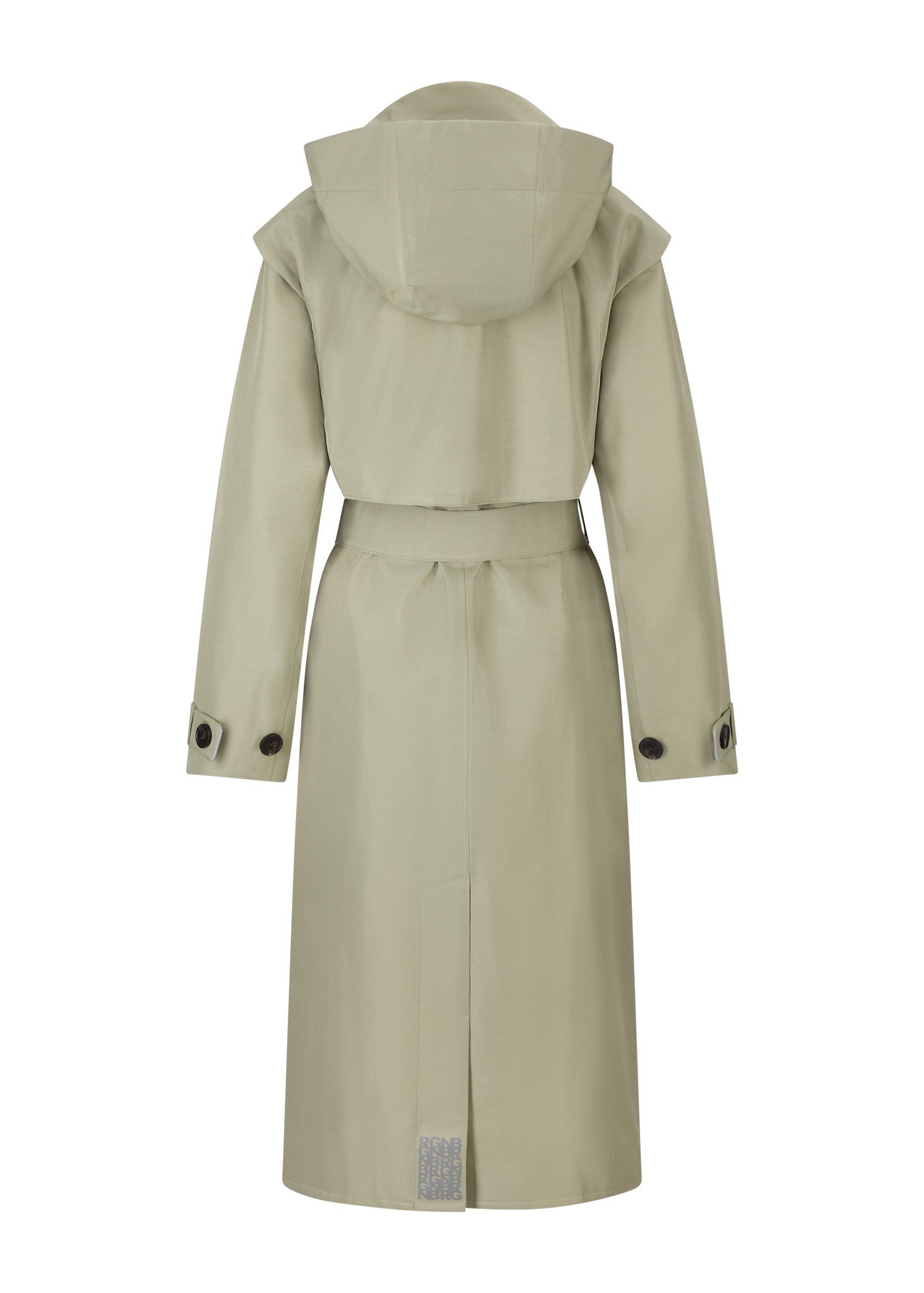 BRGN Regndråpe Trench Coat Coats 830 Green