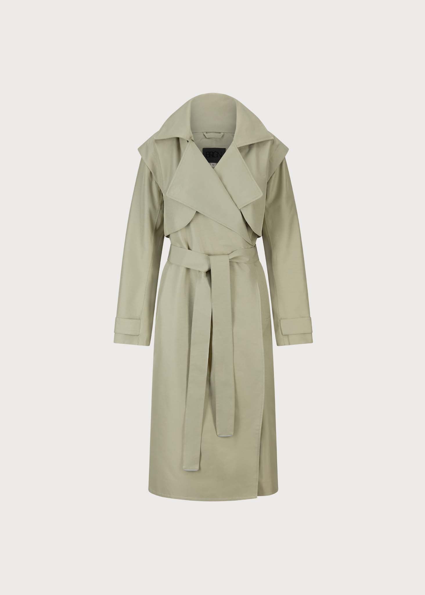 BRGN Regndråpe Trench Coat Coats 830 Green