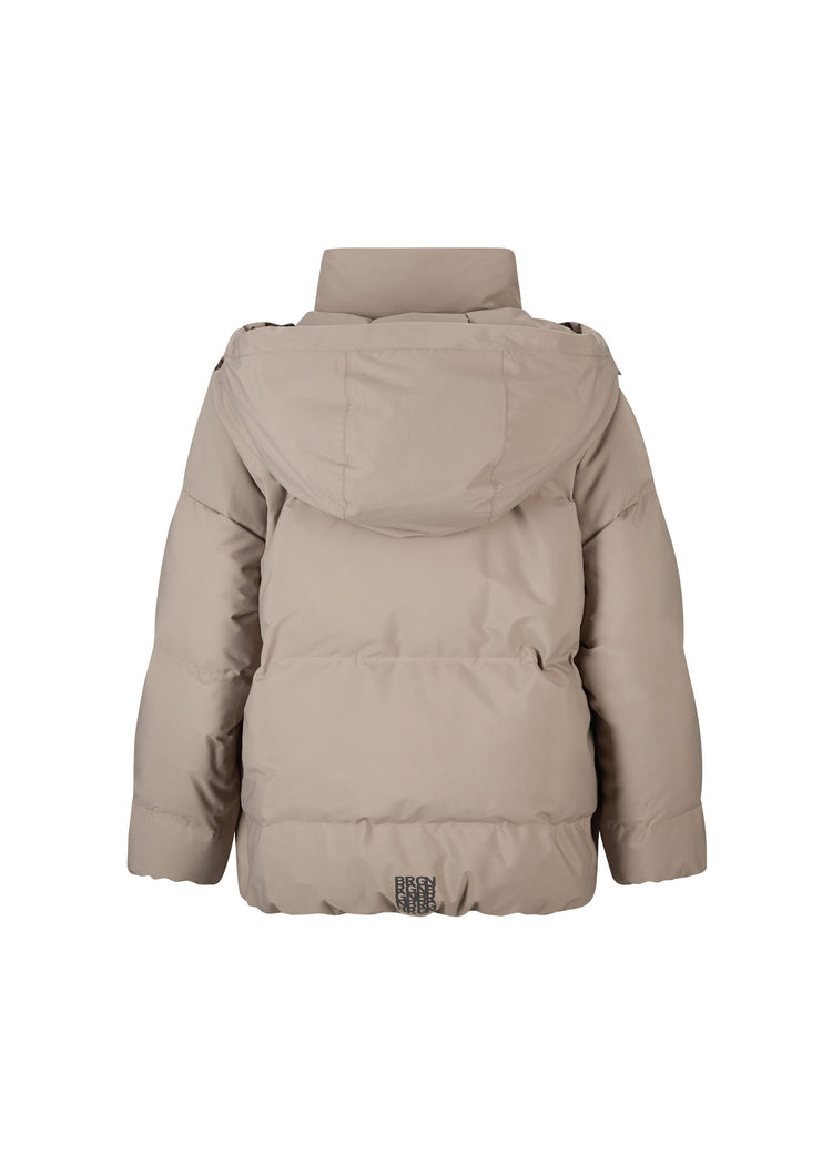 BRGN Regnskyll Bomber Jacket Coats 141 Taupe
