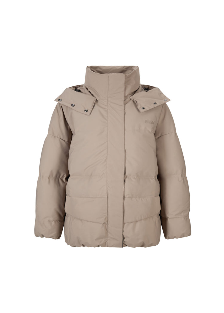 BRGN Regnskyll Bomber Jacket Coats 141 Taupe