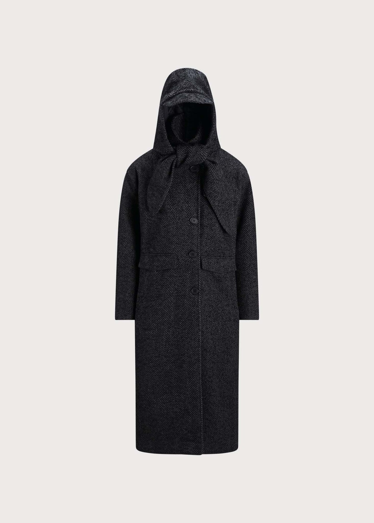 BRGN Regntid Coat Coats 093 Black Herringbone