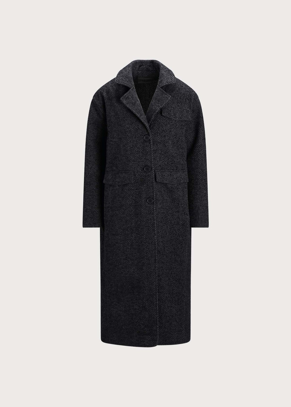 BRGN Regntid Coat Coats 093 Black Herringbone