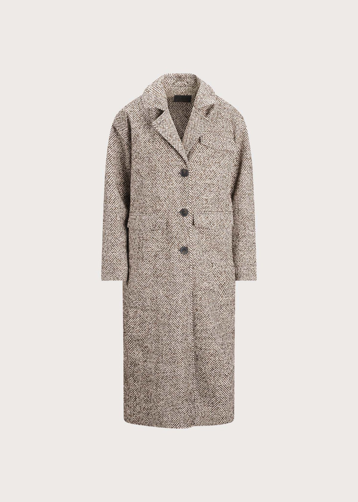 BRGN Regntid Coat Coats 172 Brown Herringbone