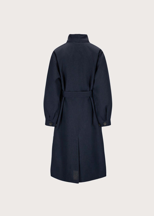 BRGN Rossby Maxi Coat Coats 795 Dark Navy