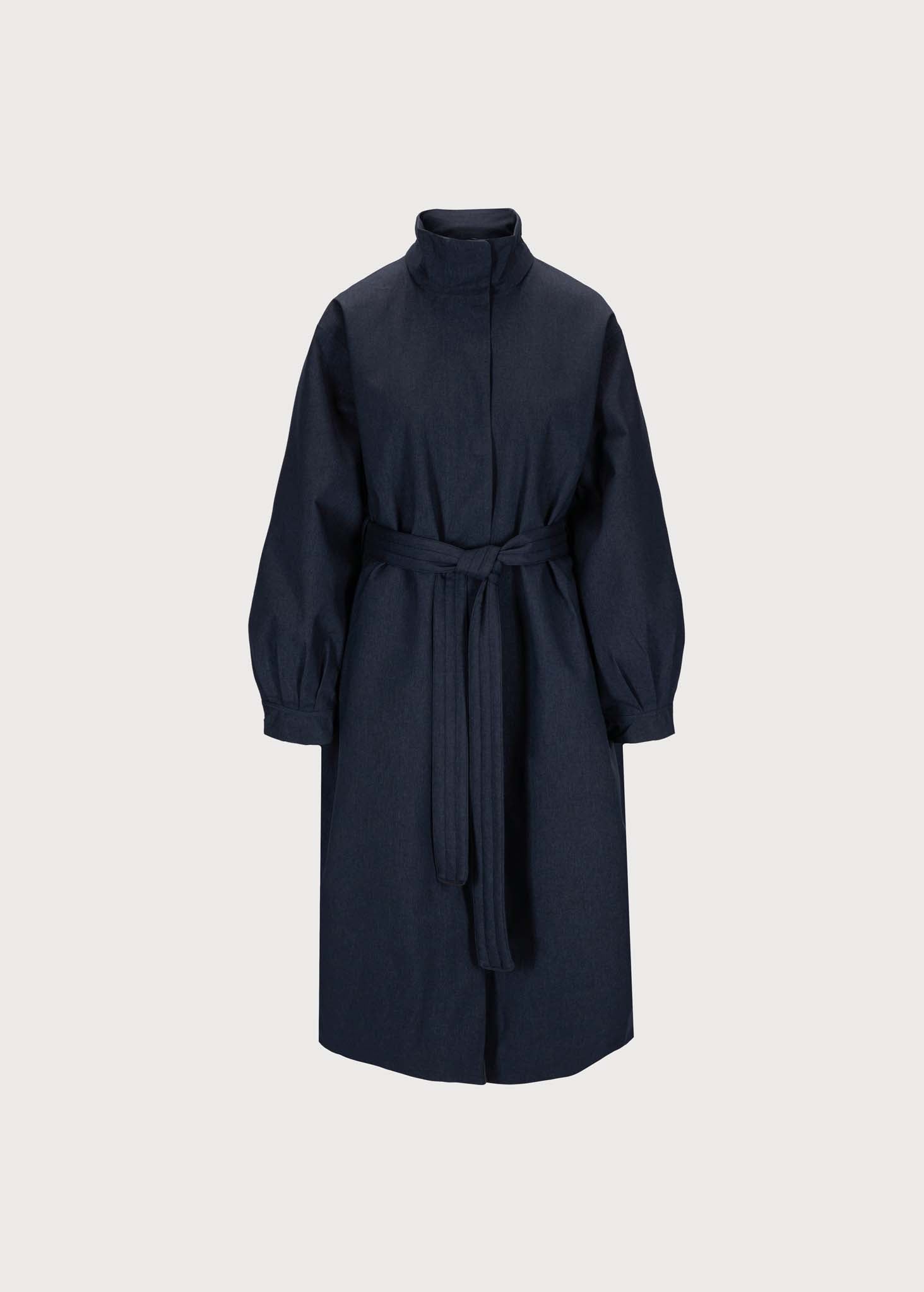 BRGN Rossby Maxi Coat Coats 795 Dark Navy