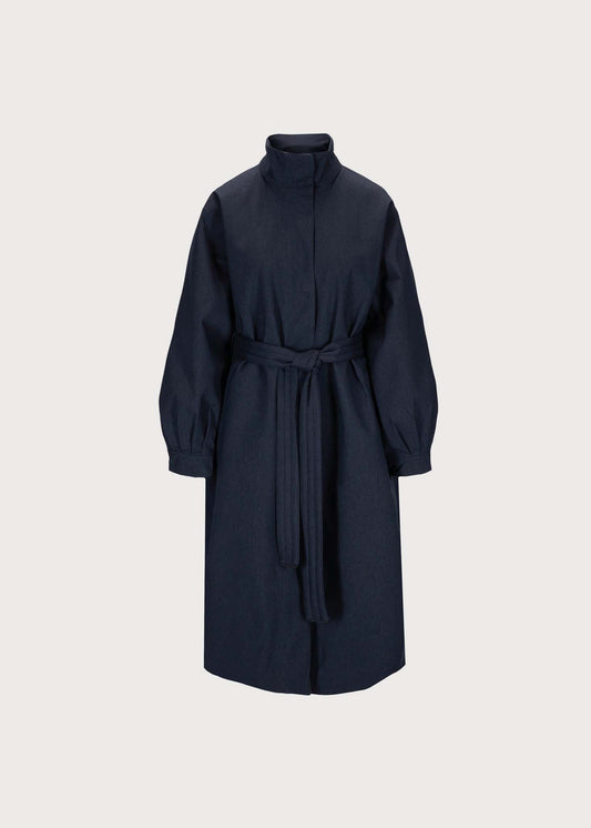 BRGN Rossby Maxi Coat Coats 795 Dark Navy