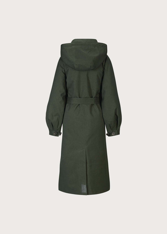 BRGN Rossby Maxi Coat Coats 880 Rosin Dark Green