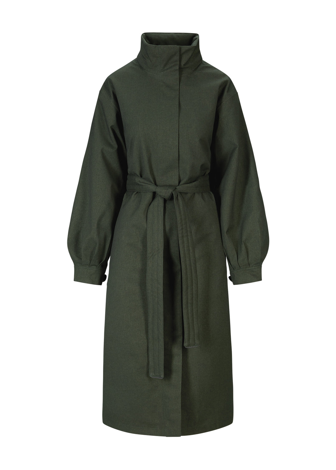 BRGN Rossby Maxi Coat Coats 880 Rosin Dark Green